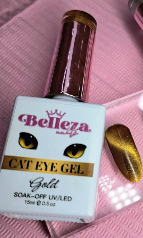 Cat Eye gel gold