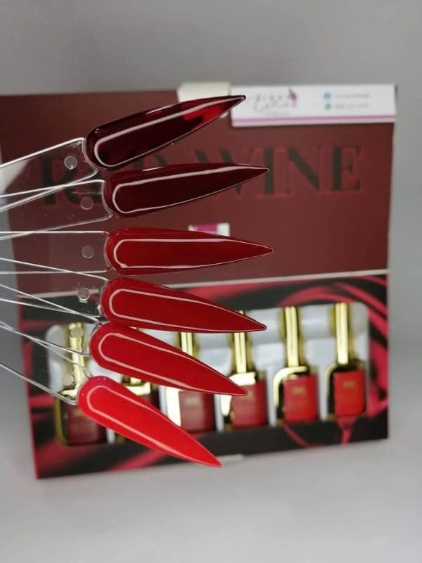 Colección de gel red wine