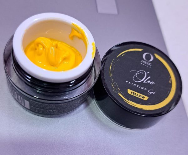 Oleo painting gel yellow organic