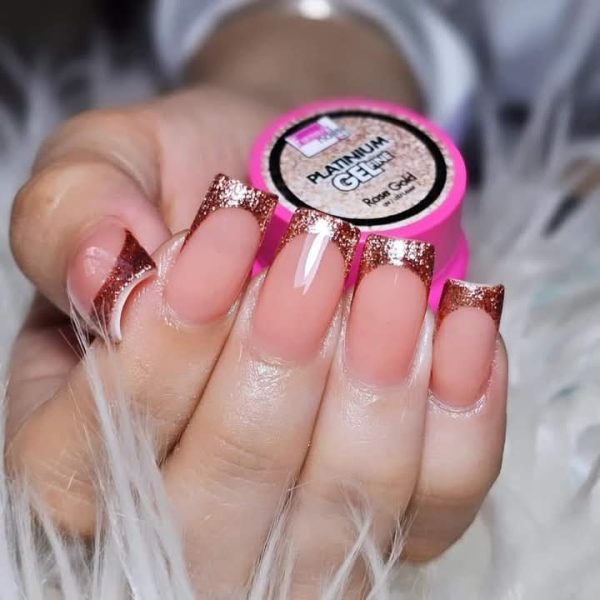 Platinium gel fine rose gold fantasy