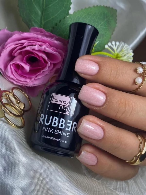 Rubber pink shine