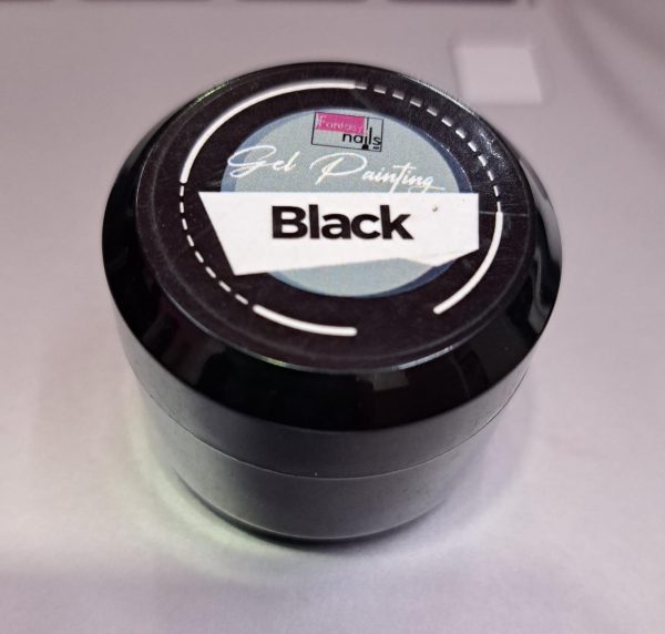 gel painting black fantasy