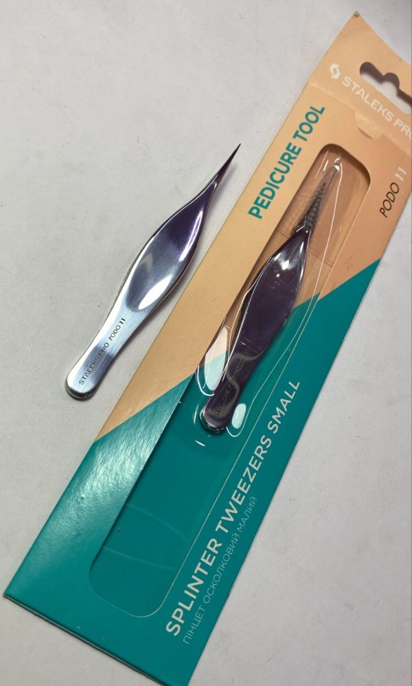 Staleks pedicure tool splinter tweezers small 11
