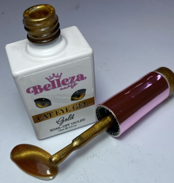 Cat eye gel gold Belleza 15ml