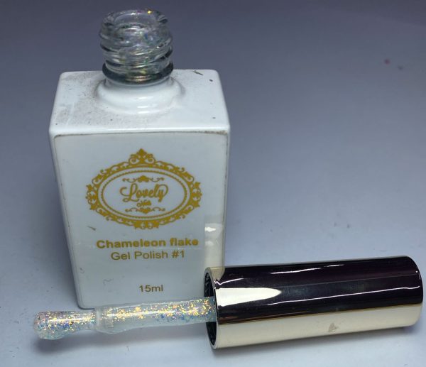 Chameleon flake gel polish #1 Lovely Nails 15ml