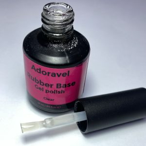 Rubber base gel polish clear Adorabel 15ml