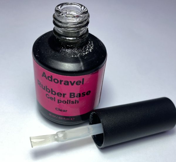 Rubber base gel polish clear Adorabel 15ml