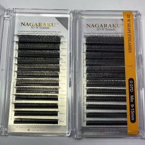 Blíster de pestañas curva D Nagaraku Mix 0.07 3D