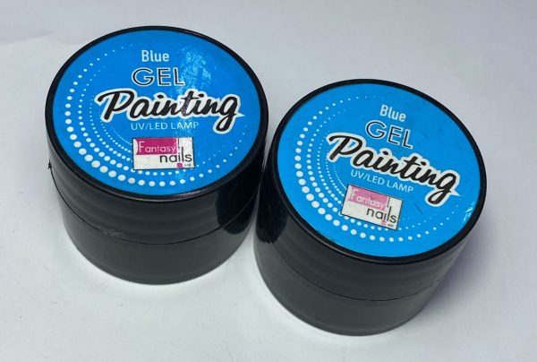 Blue gel painting Fantasy