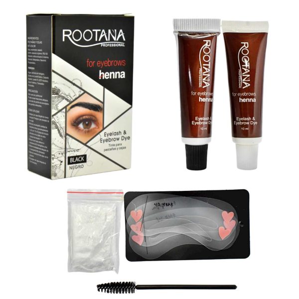 Tinte para Pestañas y Cejas Negro Rootana