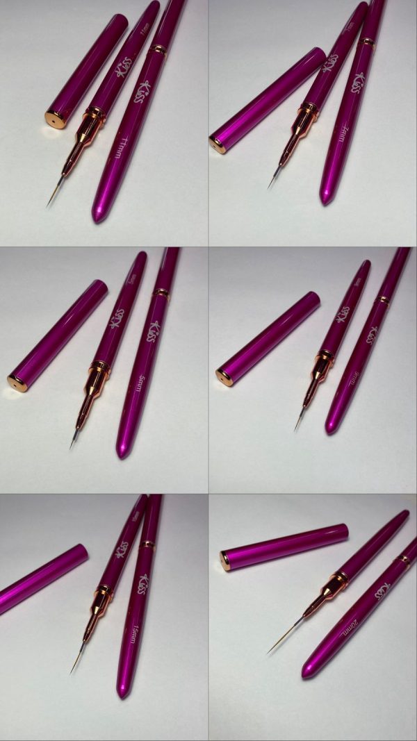 Kit liner nail bursh Kiss
