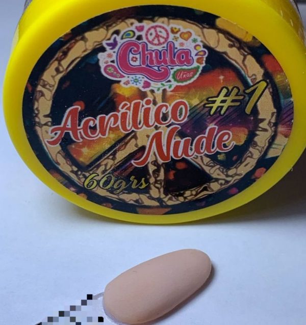 Acrílico Nude #1 Chula Nails 60 gramos