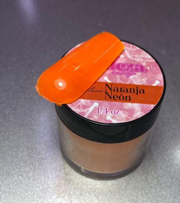 Acrílico Naranja Neón Belleza 1/4 onza