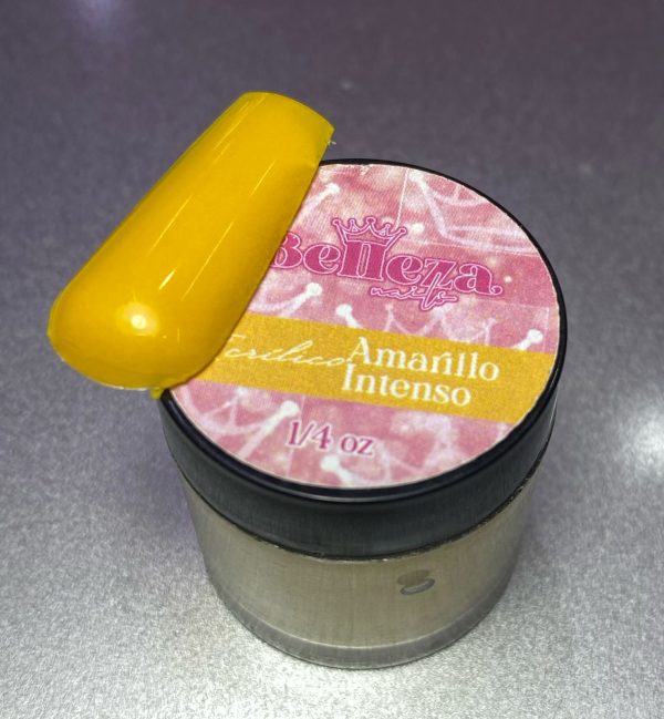 Acrílico Amarillo Intenso Belleza 1/4 onza