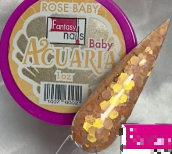 Acrílico acuaria rose baby Fantasy Nails 1 onza