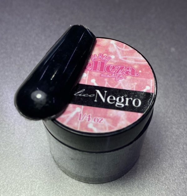 Acrílico Negro Belleza 1/4 onza