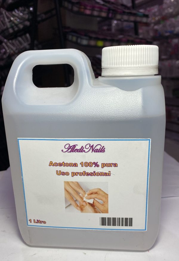 Acetona 100% pura Aledi Nails 1 litro