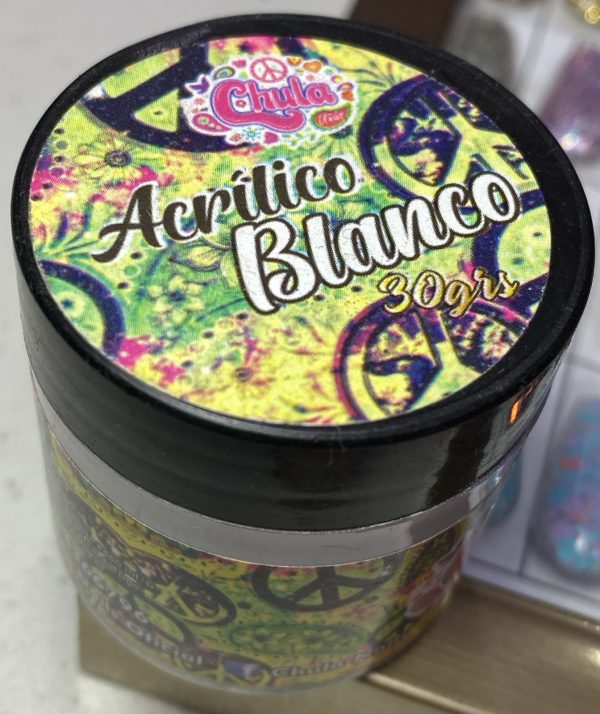 Acrílico Blanco Chula Nails 30 gramos