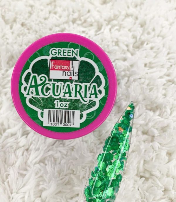 Acrílico acuaria green Fantasy Nails 1 onza