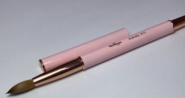 Pincel kolinsky rosado #10 Belleza Nails