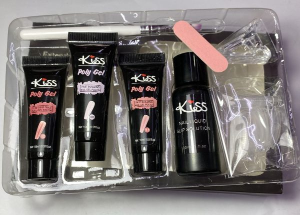 Kit pequeño de poly gel Kiss