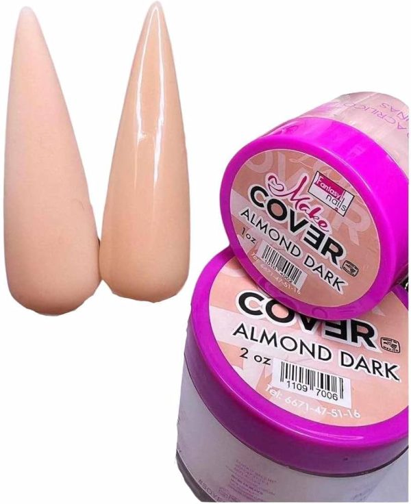 Acrílico make cover almond dark Fantasy Nails 2 onzas
