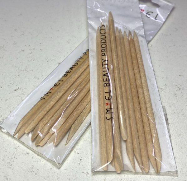 Paquete de palitos de naranjo para uñas 12 unidades