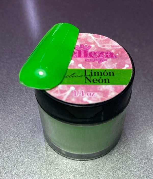 Acrílico Limón Neón Belleza 1/4 onza