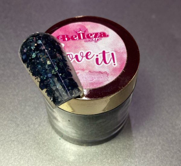 Acrílico Glitter #10 Love it Belleza 1/4 onza