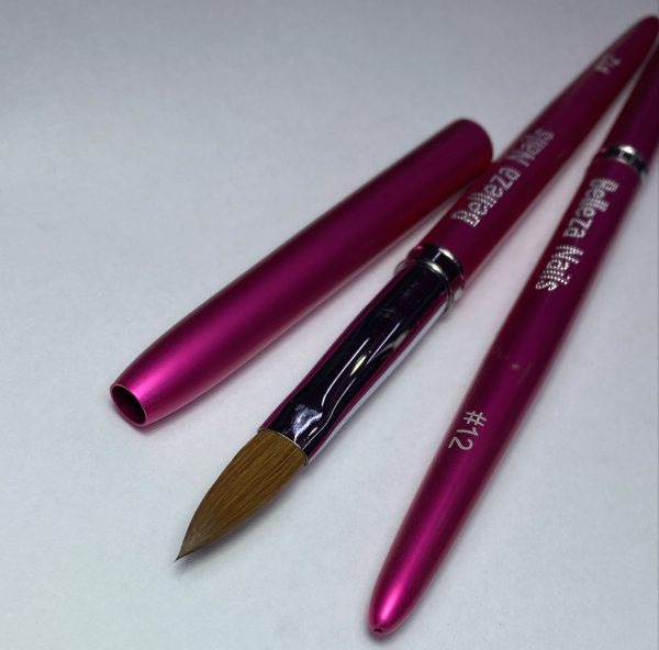 Pincel #12 fucsia Belleza Nails