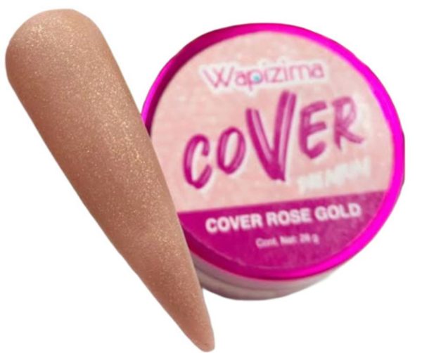 Acrílico cover rose gold Wapizima 2 onzas