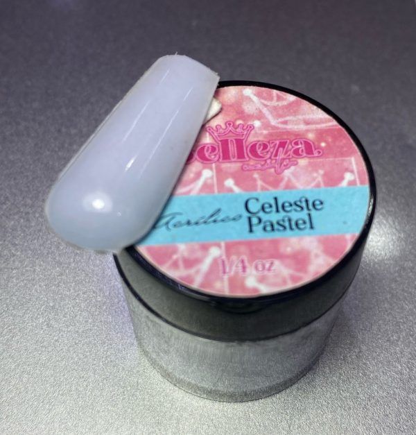 Acrílico Celeste Pastel Belleza 1/4 onza