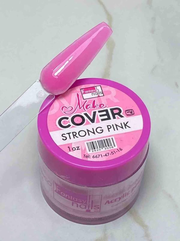 Acrílico make cover strong pink Fantasy Nails 1 onza