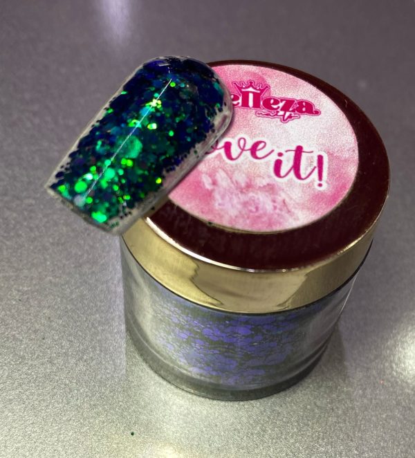 Acrílico Glitter #23 Love it Belleza 1/4 onza