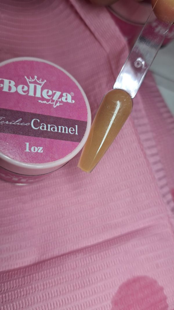 Acrílico caramel Belleza Nails 1 onza