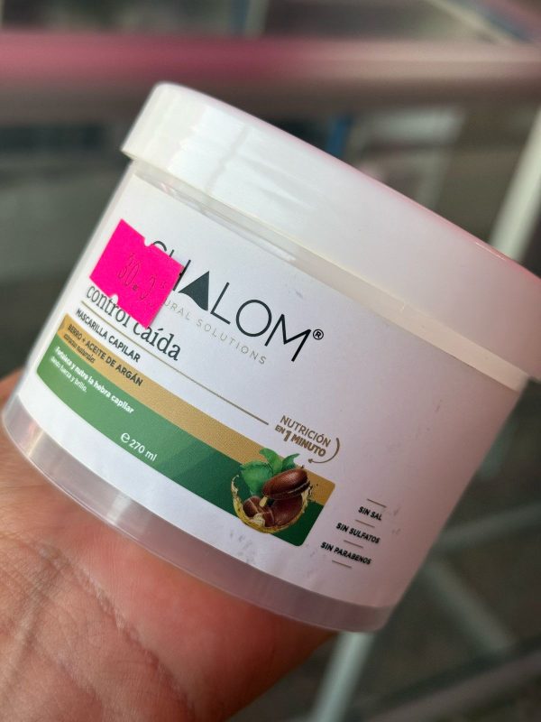 Mascarilla de Control caía  de berro y aceite de argán