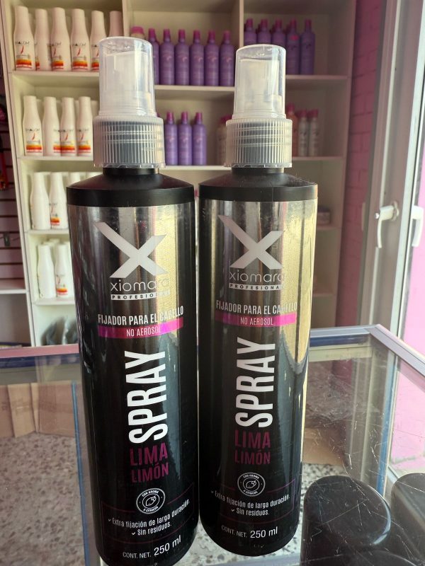 Spray fijador para cabello no aerosol  Lima Limón