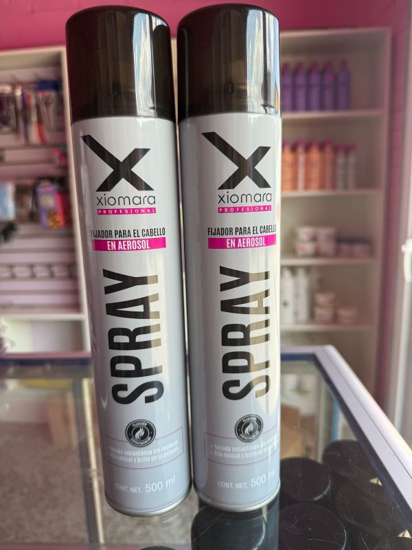 Spray  para el cabello de alto control y brillo