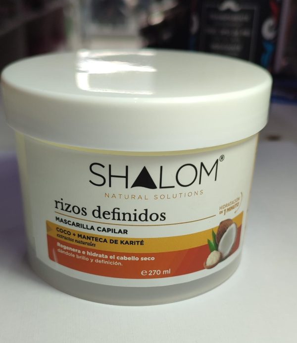 Mascarilla Rizos Definidos  de coco y manteca de karité